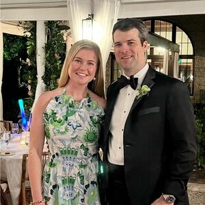 Worn Twice Floral Green Maxi Dress